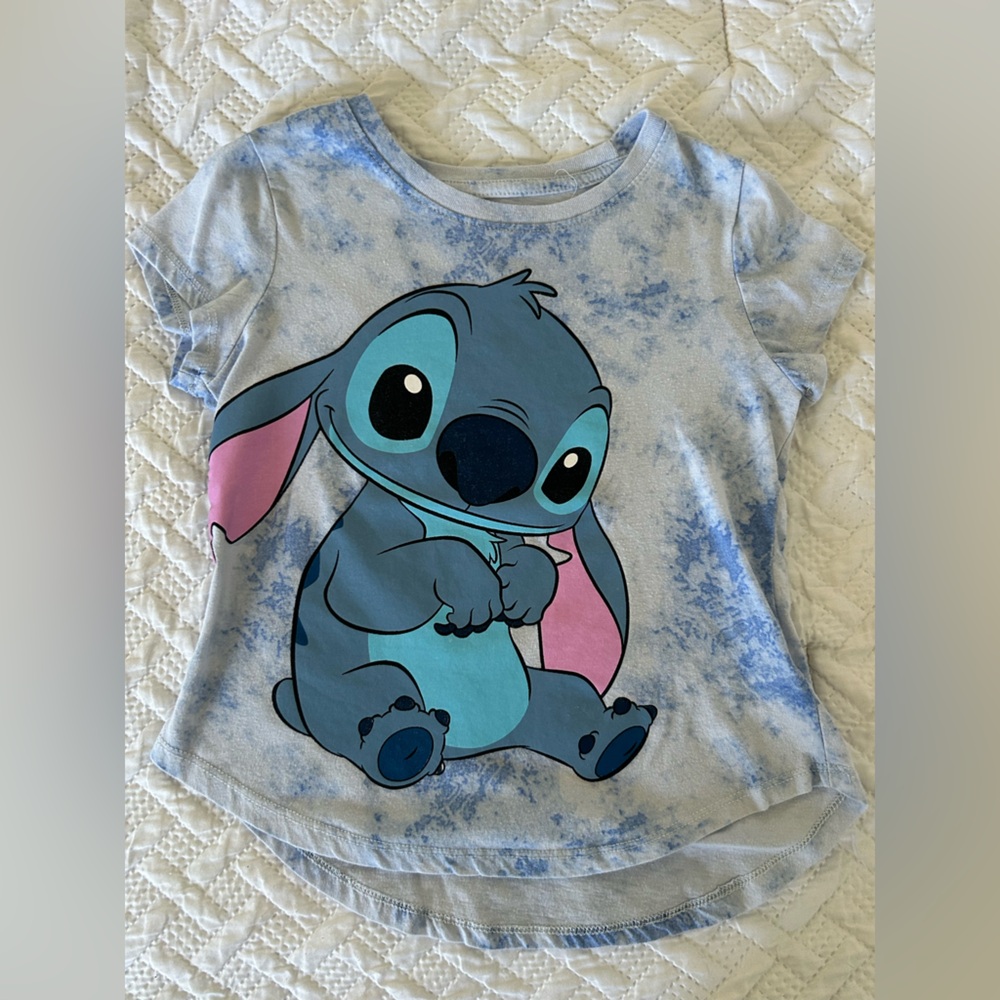 Disney Tie-Dye Stitch Kids T-Shirt